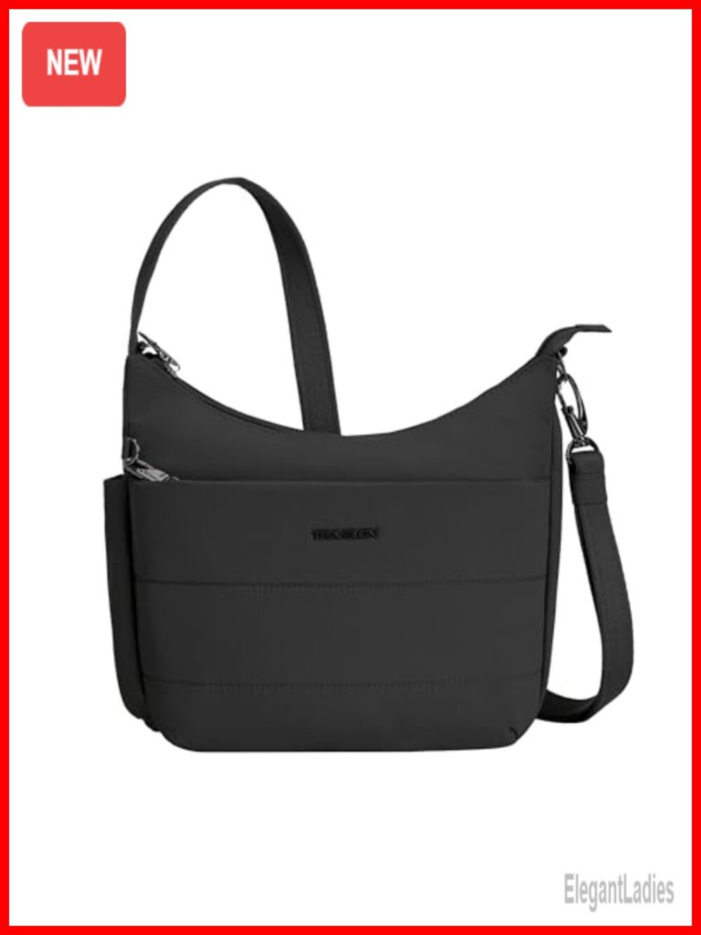 Slash Resistant Anti-Theft Crossbody Bag Nylon RFID Locking